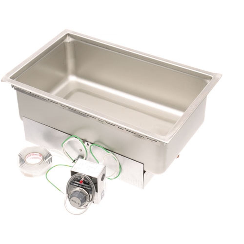 Wells WELSS206D Single Pan Built-In Warmer with Drain