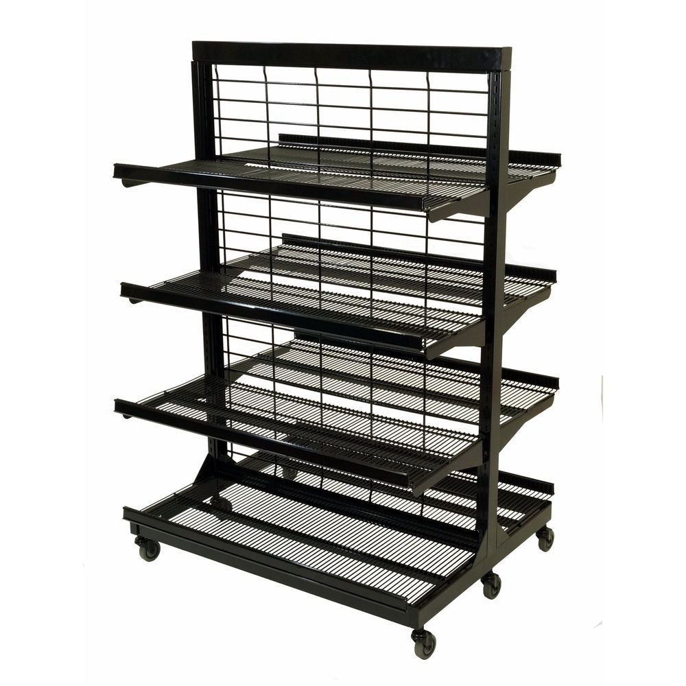 Mobile Merchandisers 3 Foot Gondola Run with Shelves