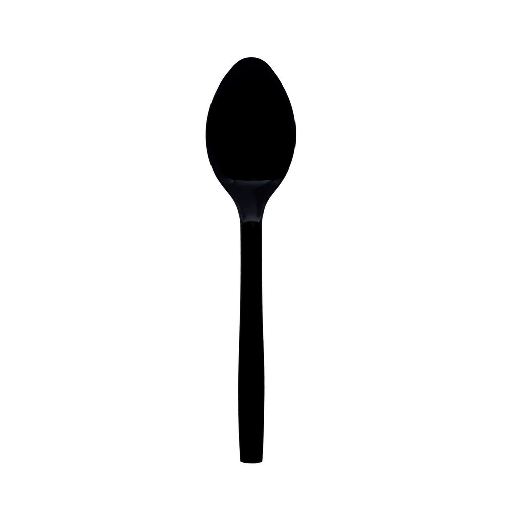 Northwest Enterprises Party Essentials Black 9 inch Serving Spoon -- 144 per case