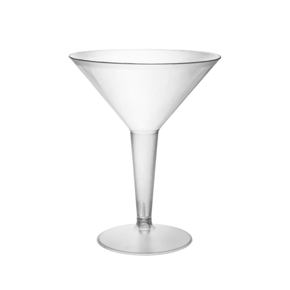 Northwest Enterprises Party Essentials Clear 2 Piece 8 Ounce Martini Glass -- 150 per case