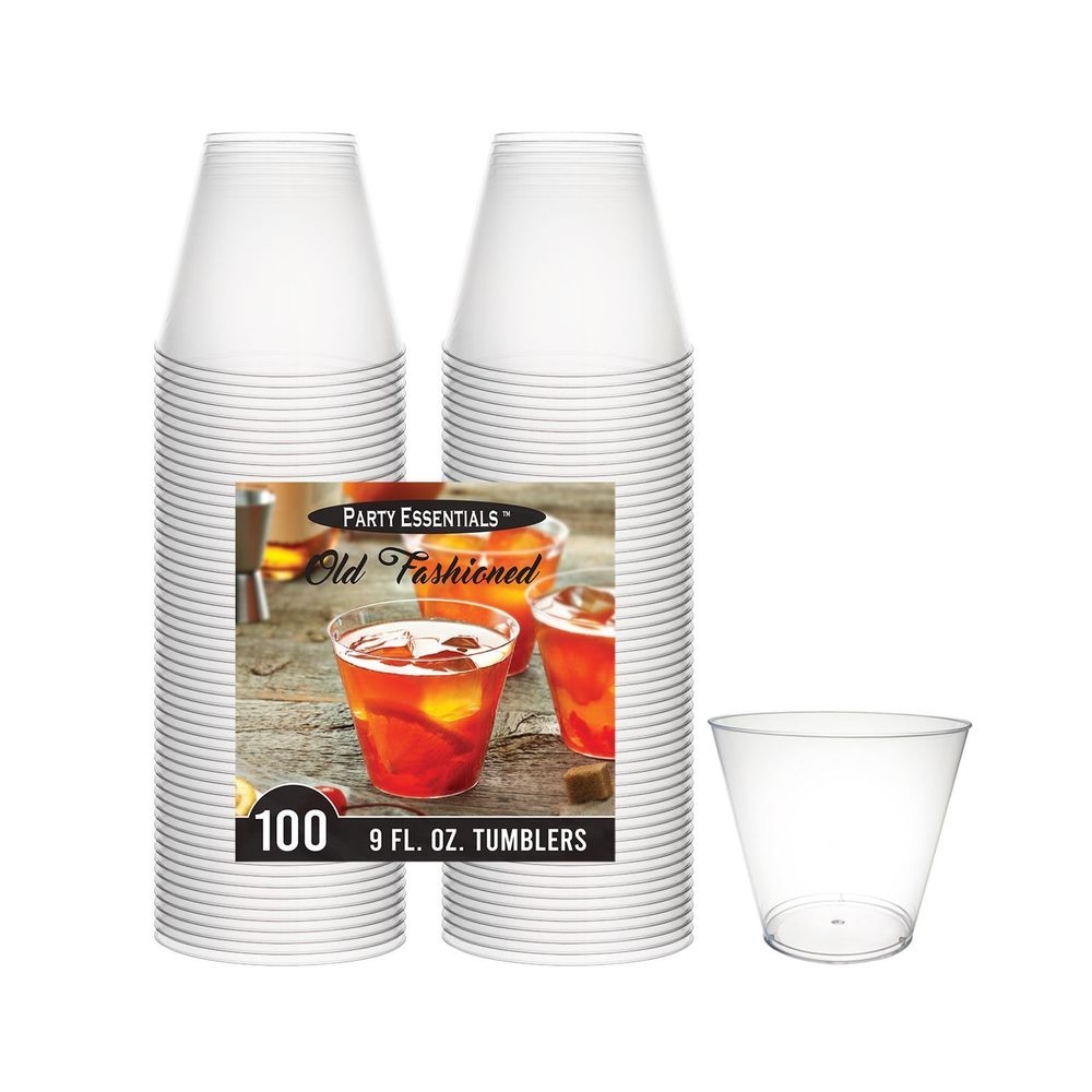 Northwest Enterprises Party Essentials Clear Tumbler, 9 Ounce Capacity -- 600 per case