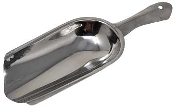 Anytime Bar Supplies Stainless Steel 9 inch Long Scoop, 4 Ounce -- 12 per case