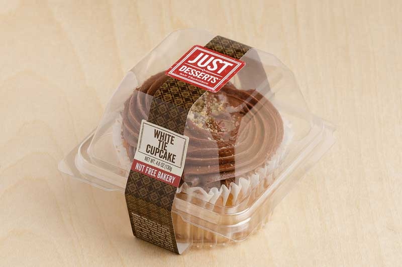 Just Desserts White Tie Cupcake, 4.6 Ounce -- 6 per case.