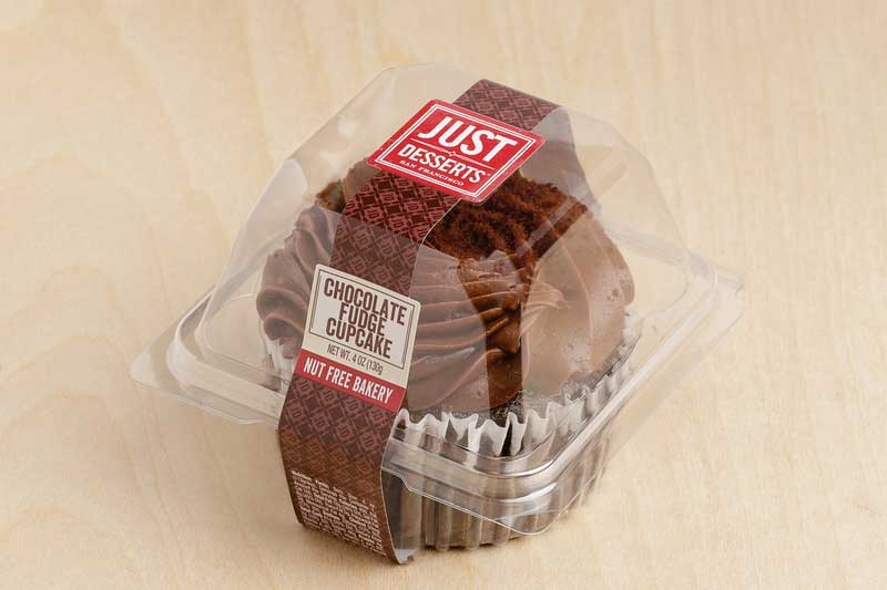 Just Desserts Chocolate Fudge Cupcake, 4.4 Ounce -- 6 per case.