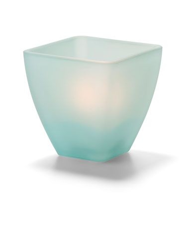 Hollowick Odyssey Satin Seafoam Votive, 3 x 3 x 3 inch.