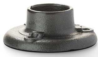 Hollowick Vintage Cast Iron Lamp Base, 1.4 x 3.9 x 3.9 inch