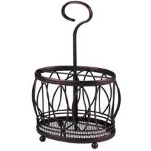 Spectrum Leaf Bronze Silverware Caddy, 10.5 x 5.25 x 6.75 inch.