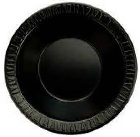 Solo Cup Quiet Classic Black Laminated Bowl, 12 Ounce - 125 count per pack -- 8 packs per case