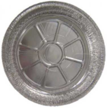 Western Plastic Prestige Round Foil Container, 9 inch -- 500 per case