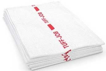 Cascades Tuff Job White and Red Logo 1/4 Fold Antimicrobial Food Service Towel, 12 x 21 inch -- 150 per case
