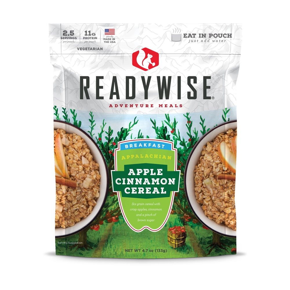 Readywise Appalachian Apple Cinnamon Cereal, 16 Ounce -- 50 per case