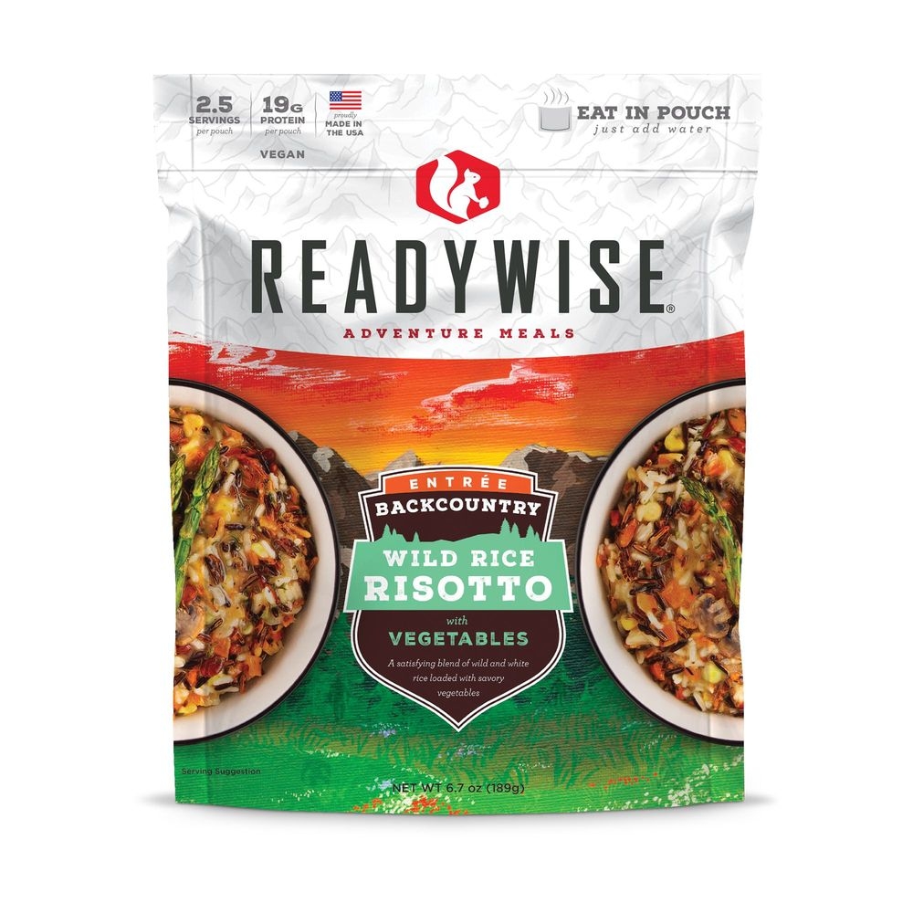 Readywise Backcountry Wild Rice Risotto, 16 Ounce -- 50 per case