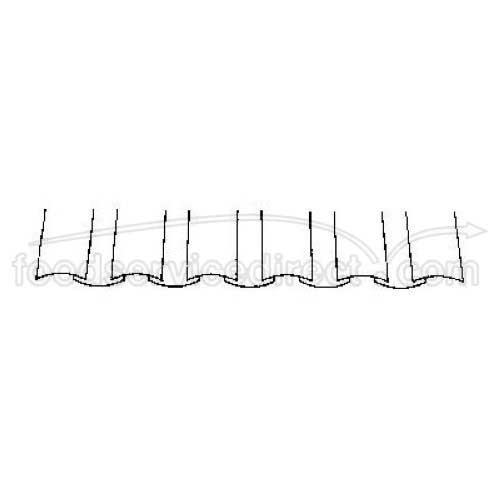 Replacement Clear Smooth Strip Only for Wesco Easy Mount Strip Door, 12 x 7 feet.