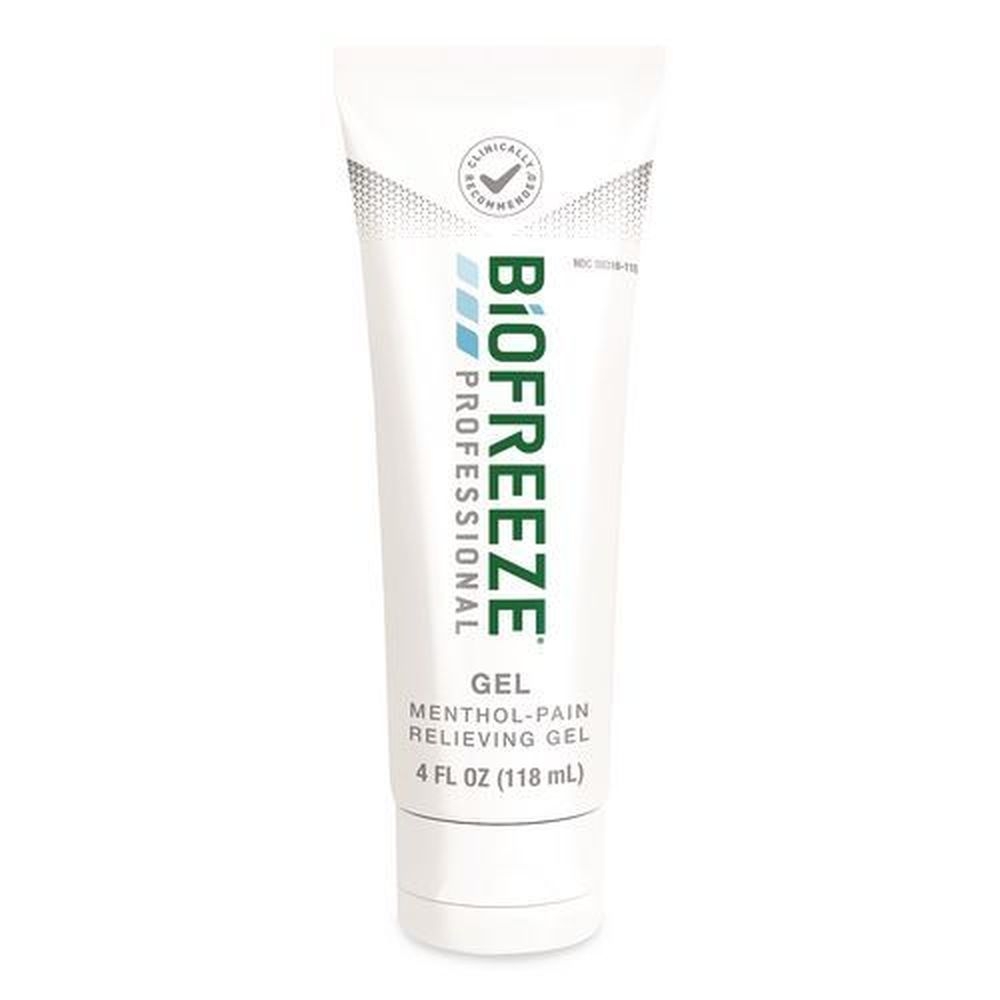 Biofreeze Professional Green Topical Analgesic Pain Reliever Gel, 4 Ounce Tube