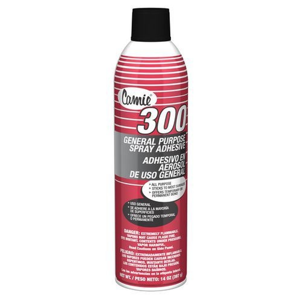 Camie 300 General Purpose Adhesive, 14 Ounce Spray -- 12 per case