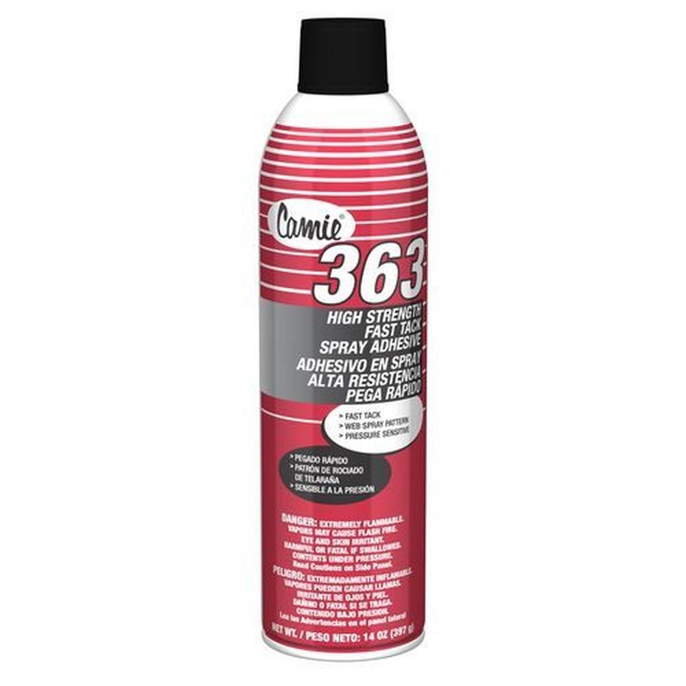 Camie 363 High Strength Fast Tack Adhesive, 14 Ounce Spray -- 12 per case