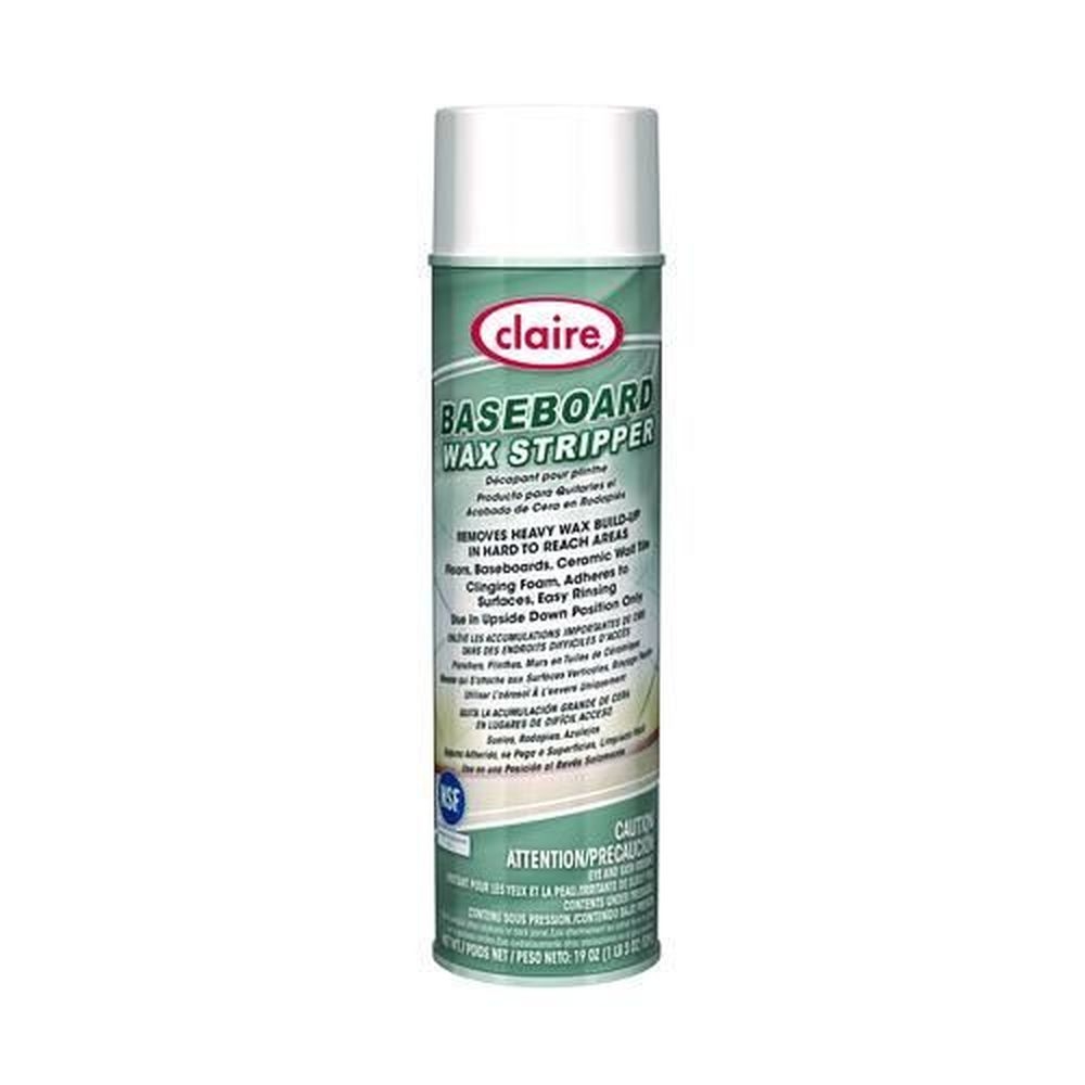 Claire Pine Scent Baseboard Wax Stripper, 19 Ounce Aerosol Spray -- 12 per case