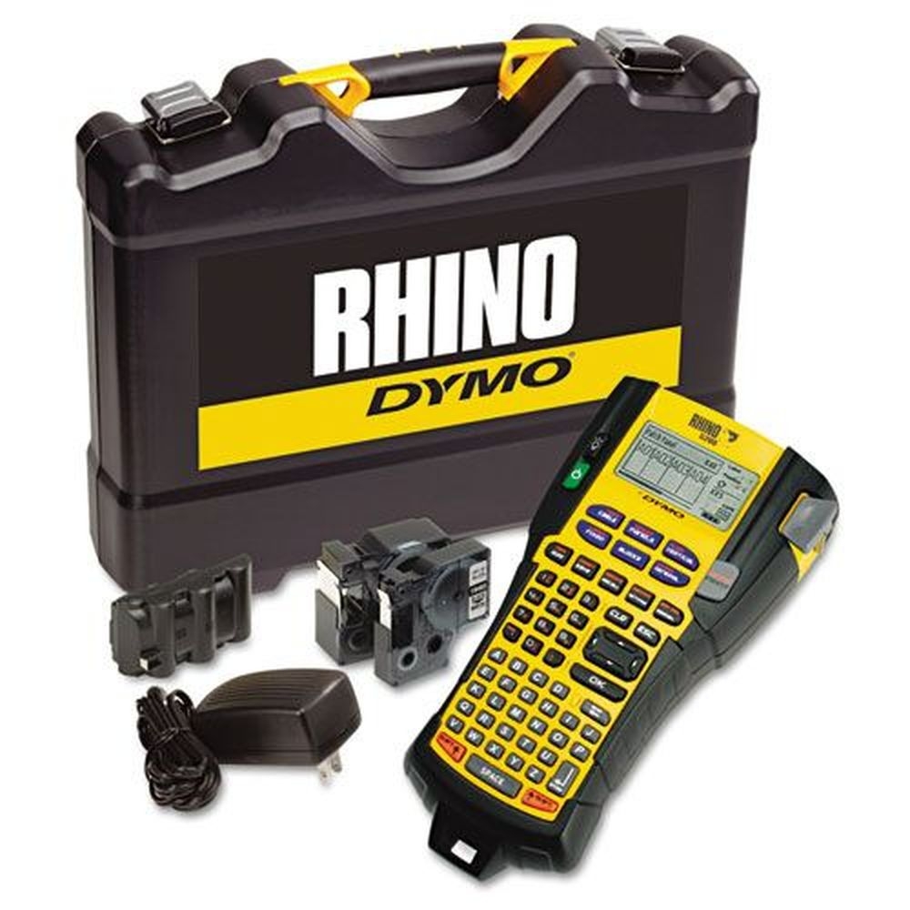 DYMO 5 Lines Rhino 5200 Industrial Label Maker Kit, 4.9 X 9.2 X 2.5 inch