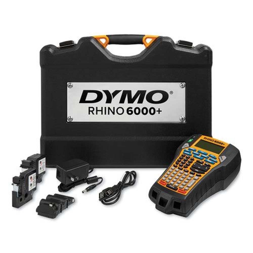 DYMO Rhino 6000 Plus Industrial Label Maker with Carry Case, 5.4 X 2.5 X 9.7 inch