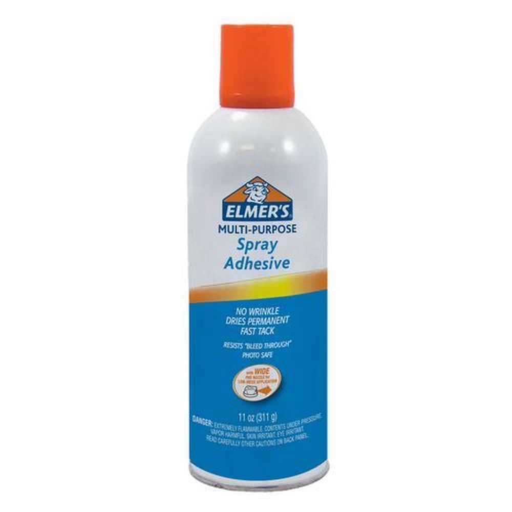 Elmers Dries Clear Multi-Purpose Spray Adhesive, 11 Ounce -- 6 per case