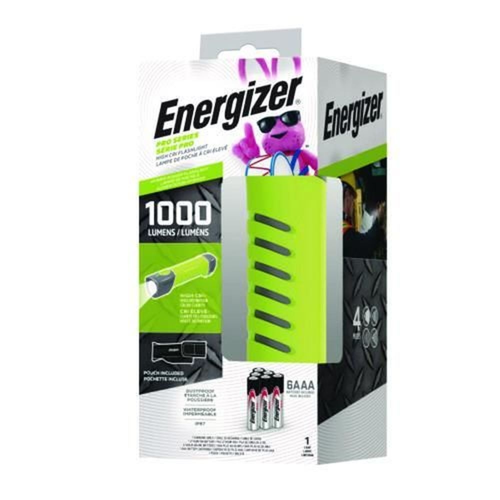 Energizer Pro Series Gray/Green Handheld High CRI Flashlight