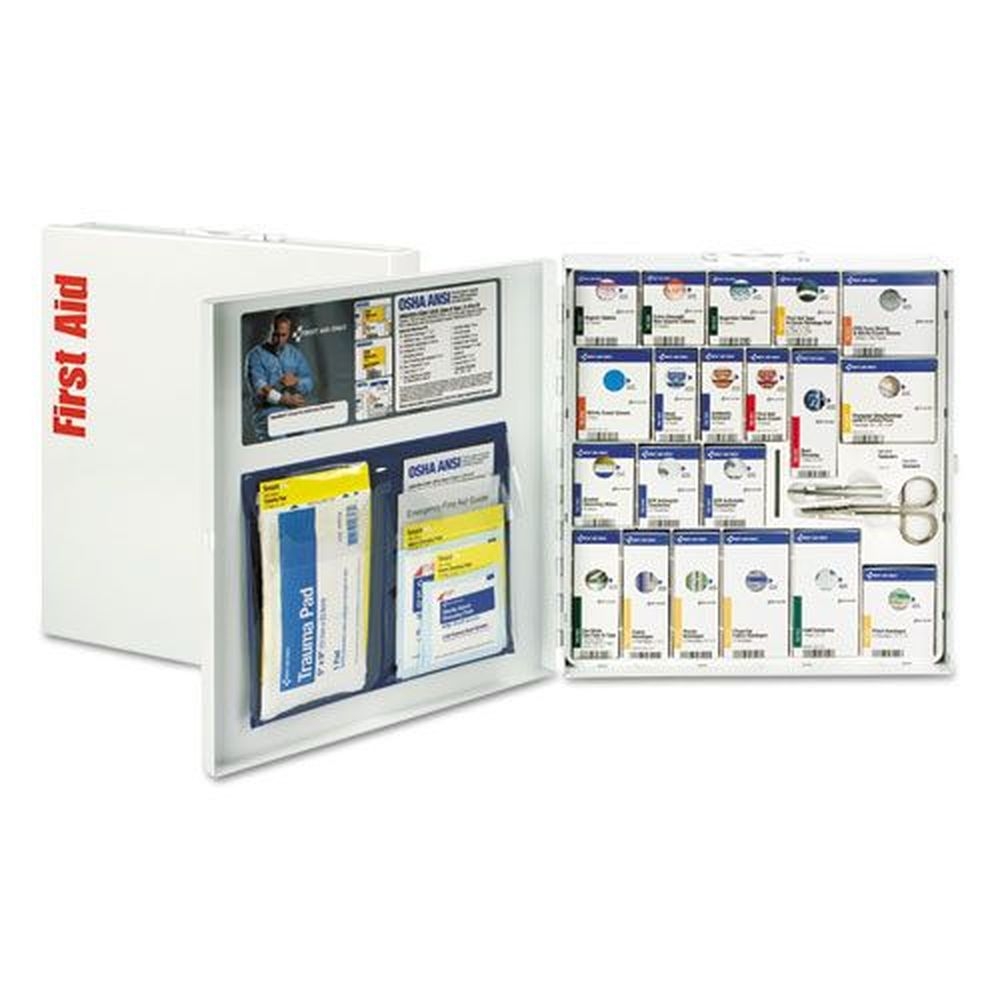 First Aid Only SmartCompliance General Business First Aid Station for 50 People - Metal Case, 241 count -- 1 kit