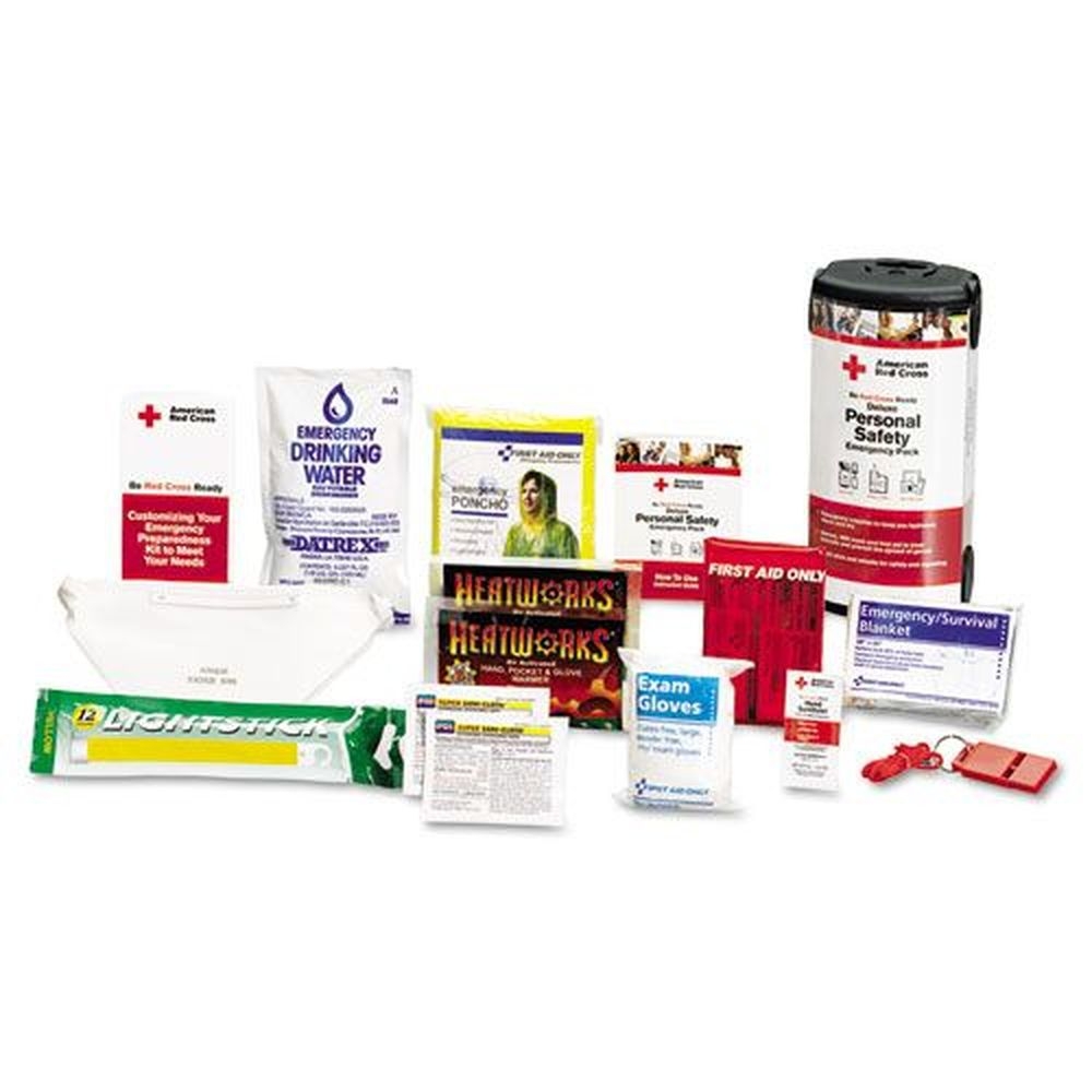 First Aid Only American Red Cross Personal Safety Pack for One Person
