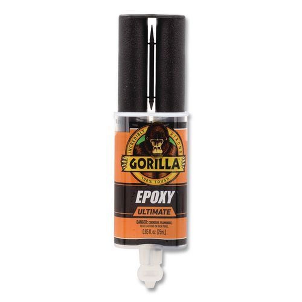 Gorilla Dries Black Ultimate Epoxy Adhesive, 0.85 Ounce Syringe