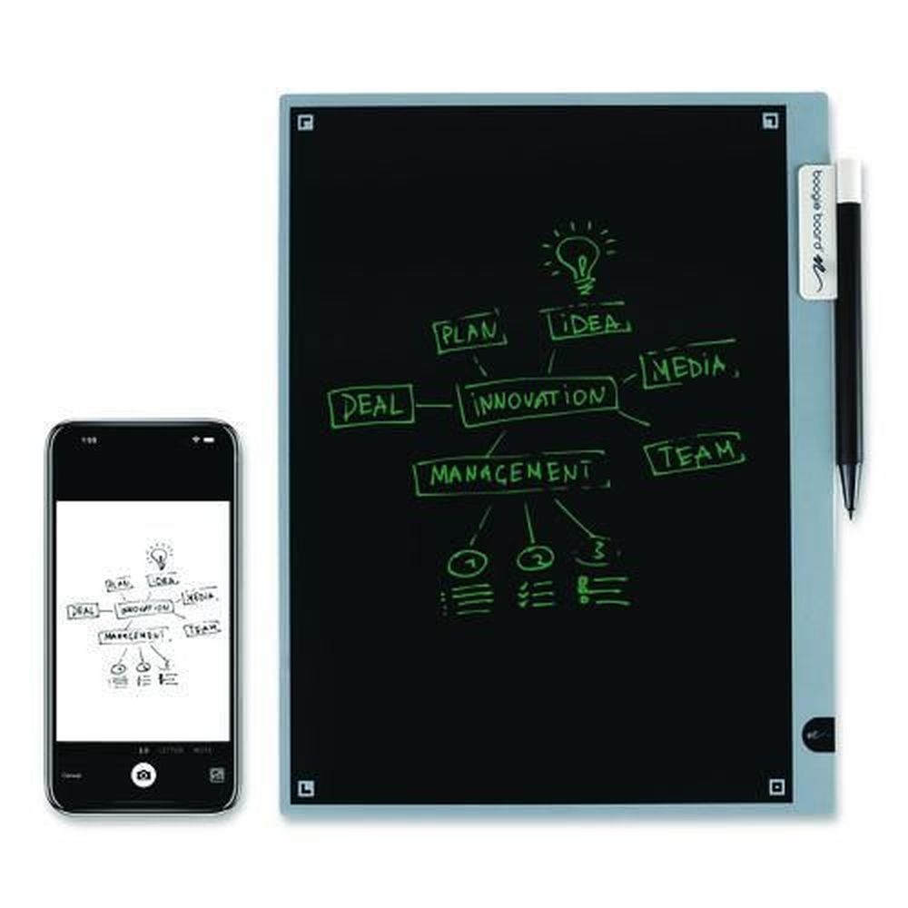 Boogie Board Black/Gray Blackboard 2.0 Smart Scan Notebook, 11.15 x 9 inch