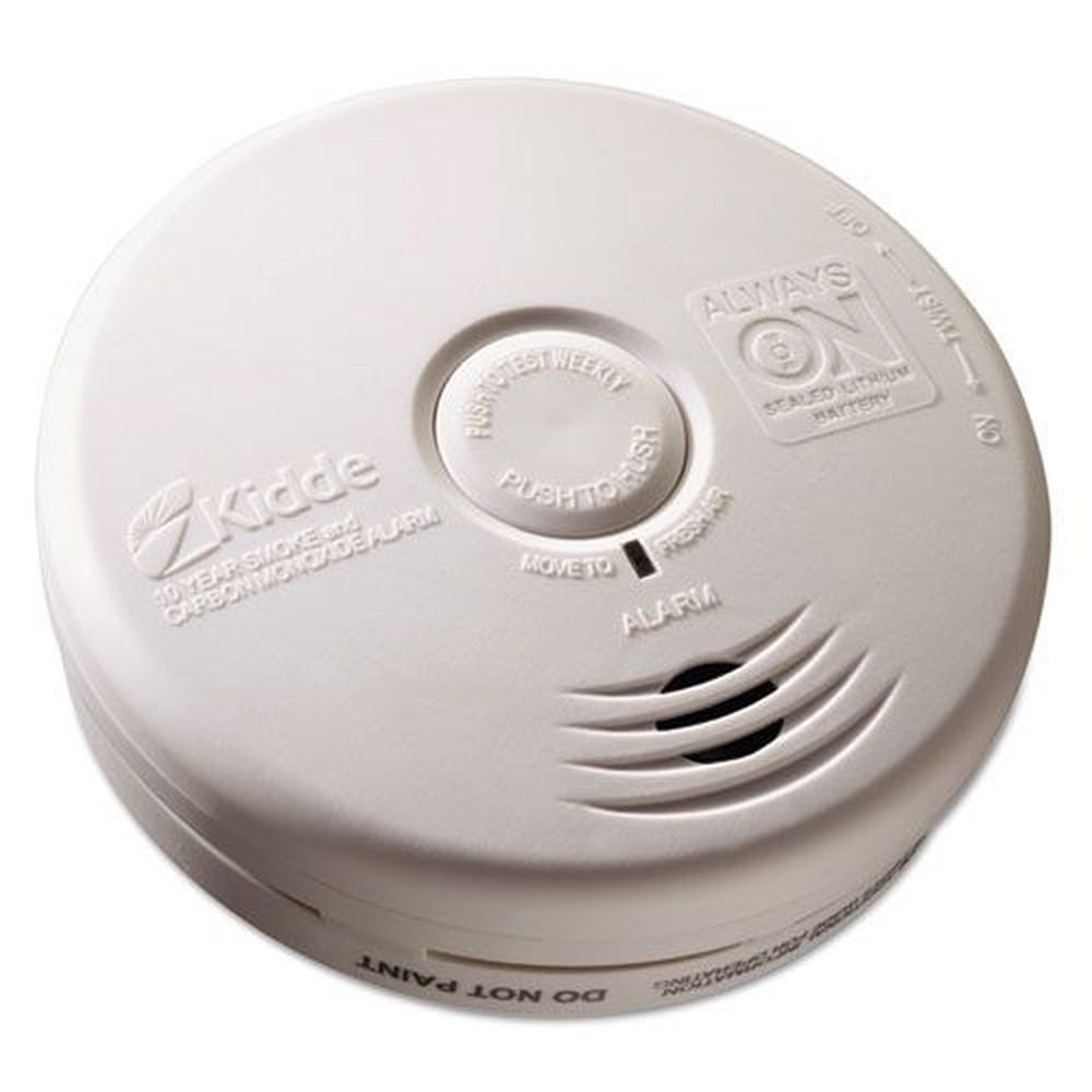 Kidde Lithium Battery Kitchen Smoke/Carbon Monoxide Alarm, 5.22 inch Diameter x 1.6 inch Depth