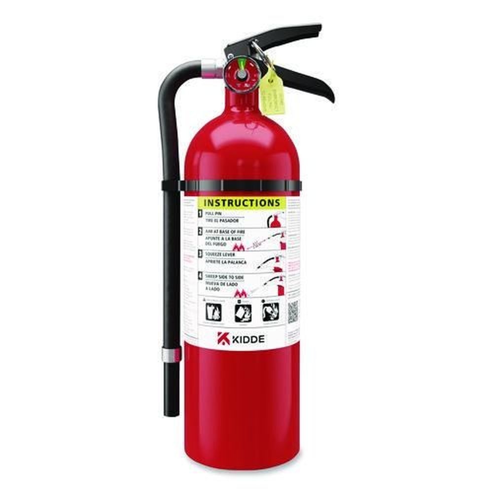 Kidde Pro-5MP Series 3-A 40-B:C Fire Extinguisher with Bracket/Metal Strap