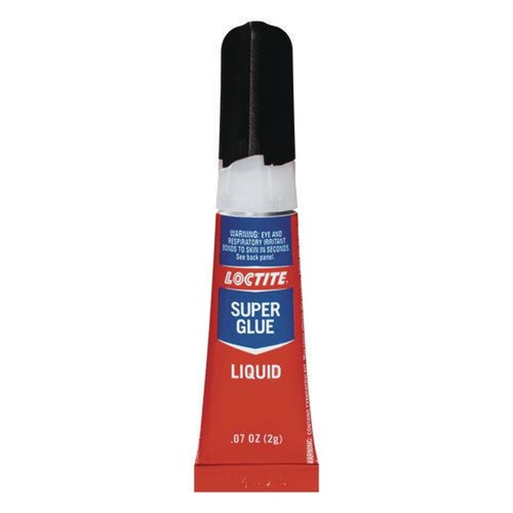 Loctite 0.07 Ounce Dries Clear Super Glue Liquid Tubes, 2 count