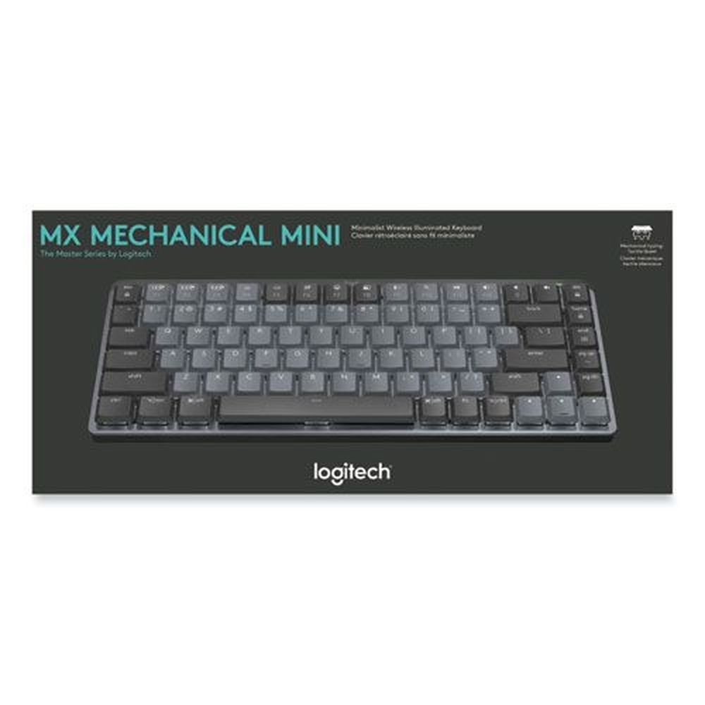 Logitech Graphite MX Mechanical Mini Wireless Illuminated Performance Keyboard
