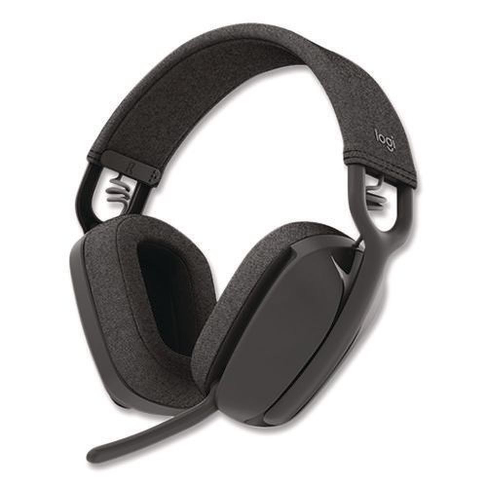 Logitech Graphite Zone Vibe 100 Wireless Noise Canceling Over-Ear Headphones