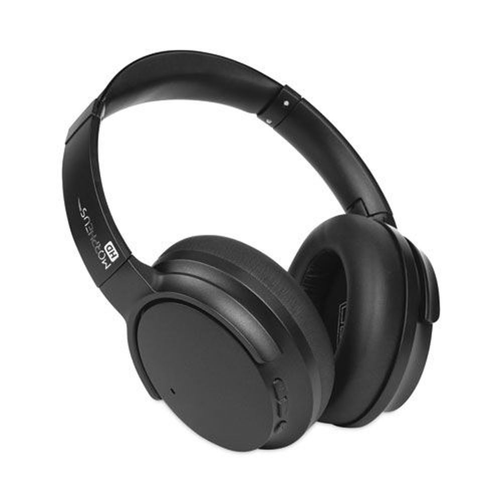 Morpheus 360 Black Synergy HD Wireless Noise Cancelling Bluetooth Headset with Microphone, 4 Feet Cord