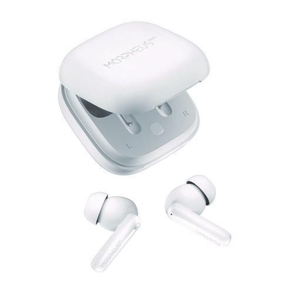 Morpheus 360 White Nemesis ANC Wireless Noise Cancelling Earbuds