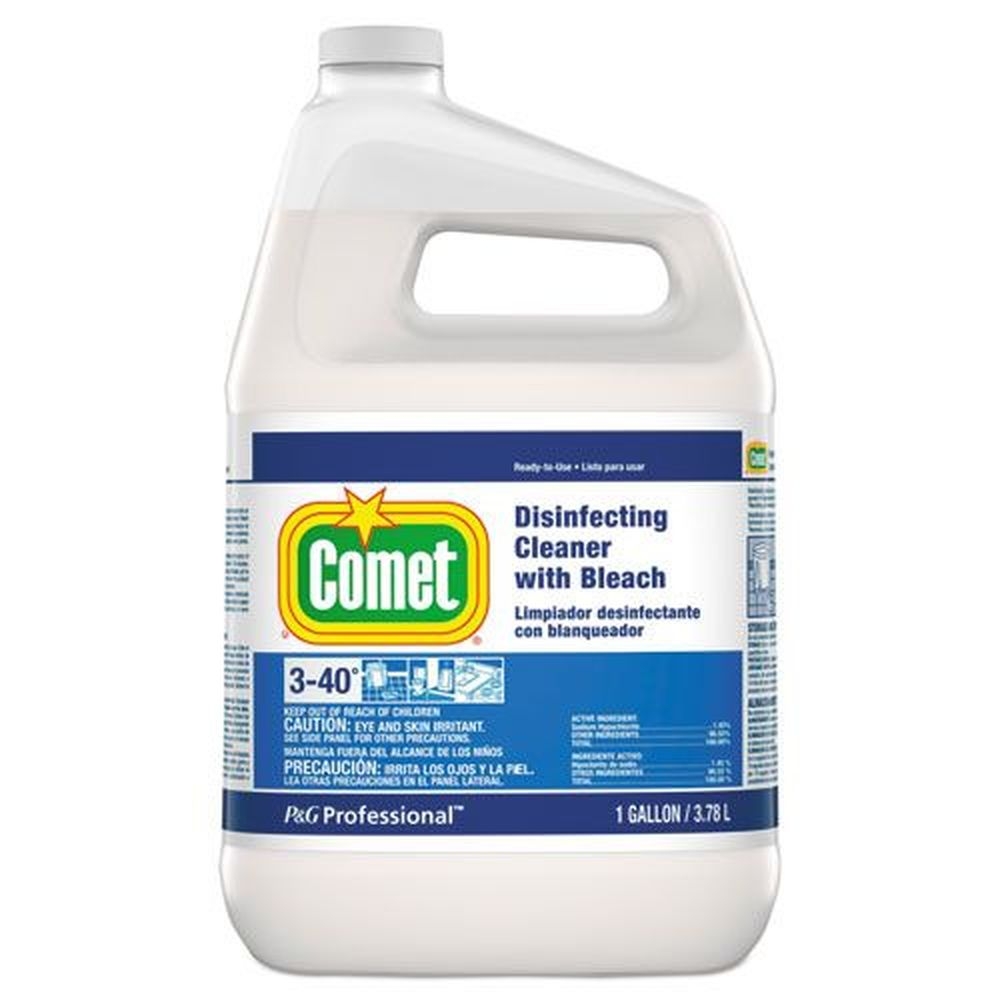 Comet Disinfecting Cleaner with Bleach, 1 Gallon Bottle