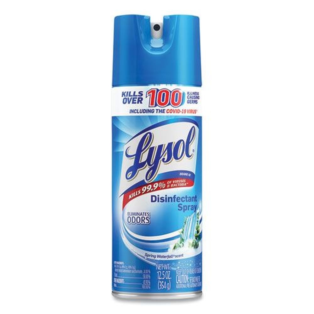 Lysol Spring Waterfall Disinfectant Spray, 12.5 Ounce Aerosol
