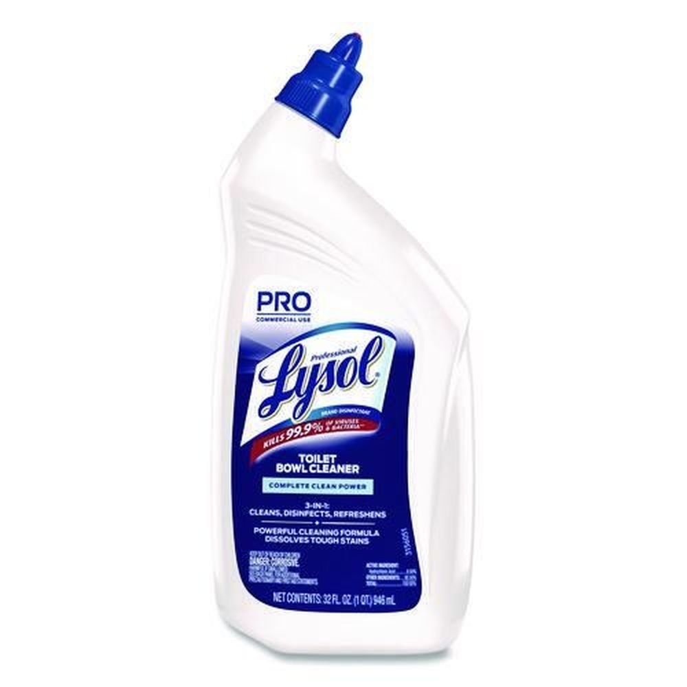 Professional Lysol Brand Disinfectant Toilet Bowl Cleaner, 32 Ounce Bottle