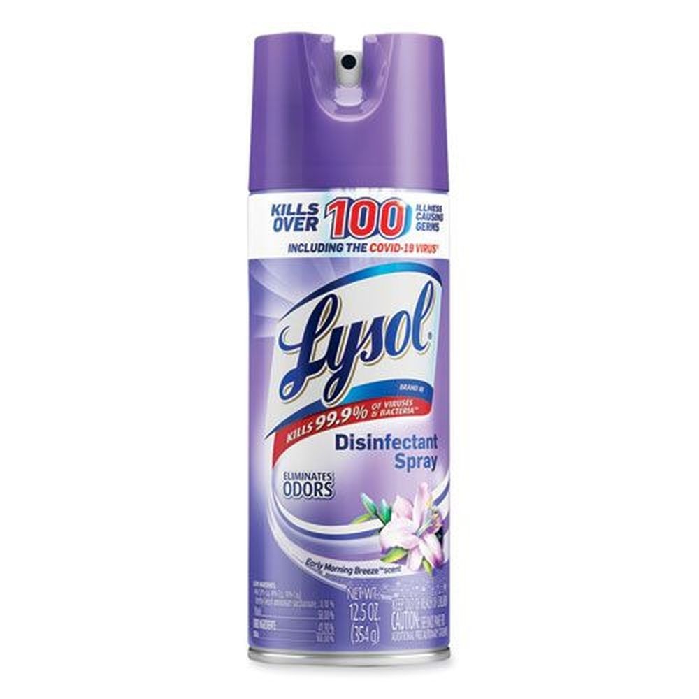 Lysol Early Morning Breeze Disinfectant Spray, 12.5 Ounce Aerosol