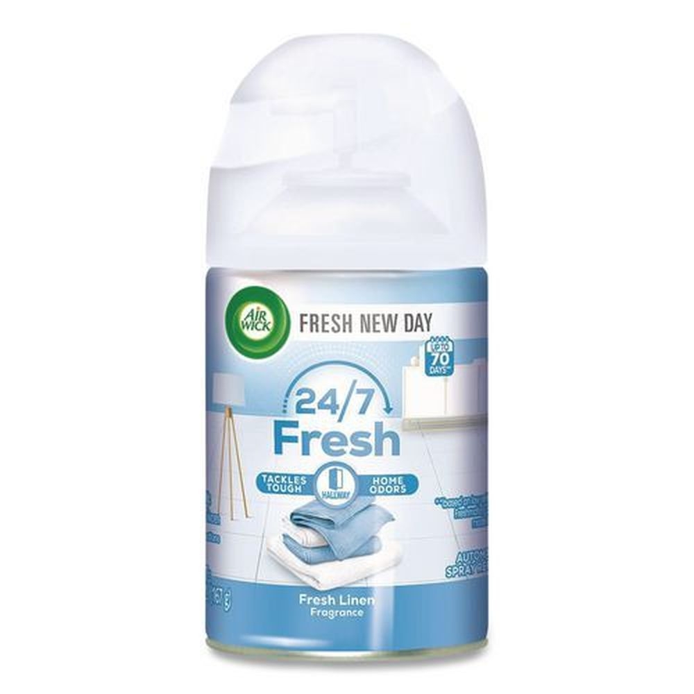 Air Wick Freshmatic Fresh Linen Ultra Automatic Spray Refill, 5.89 Ounce Aerosol Spray