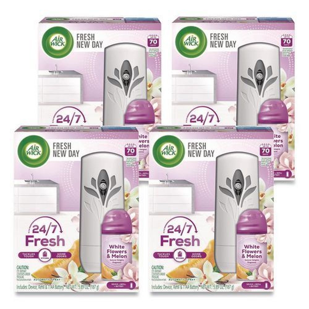 Air Wick Freshmatic Ultra Automatic Liquid Sprayer Starter Kit -- 4 kits per case