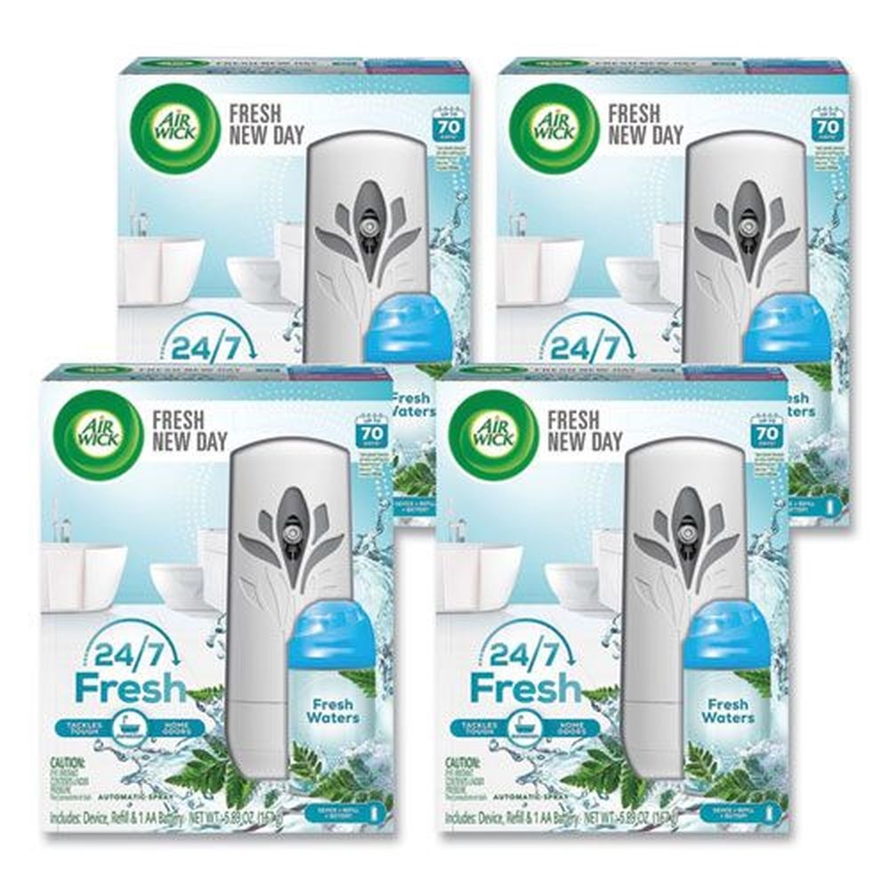 Air Wick Freshmatic Life Scents Odor Control Starter Kit -- 4 kits per case