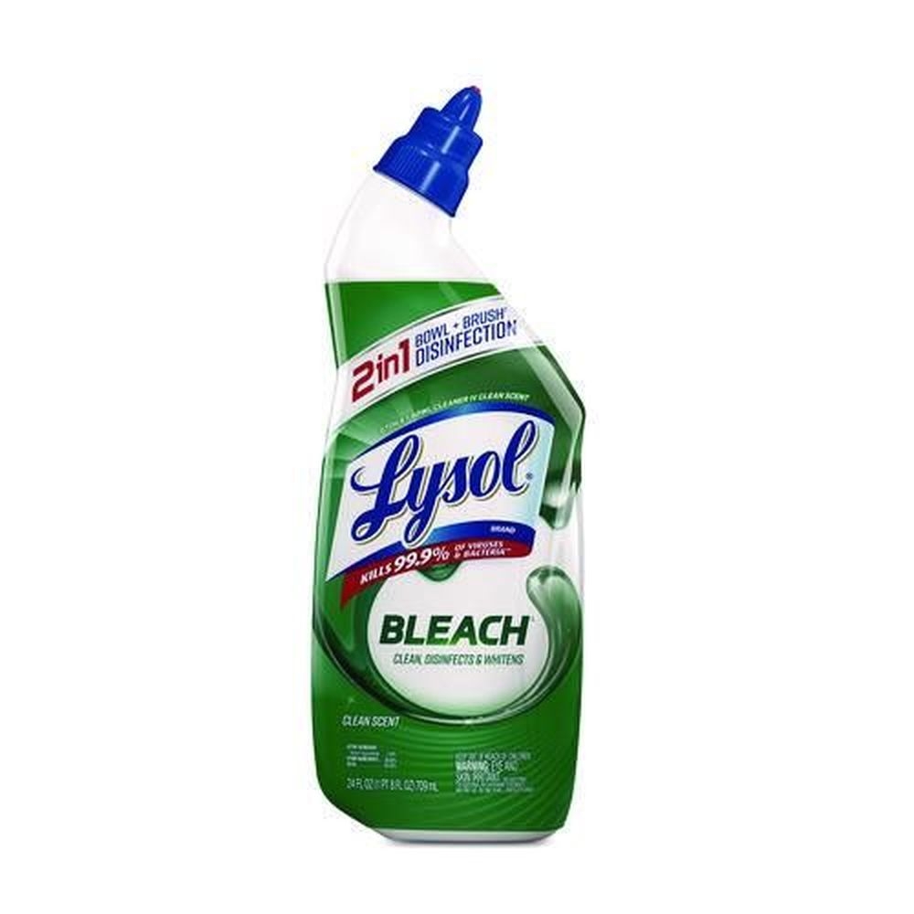 Lysol Disinfectant Toilet Bowl Cleaner with Bleach, 24 Ounce