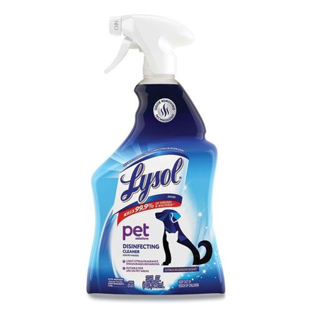 Lysol Citrus Blossom Pet Solutions Disinfecting Cleaner, 32 Ounce Trigger Bottle -- 9 per case