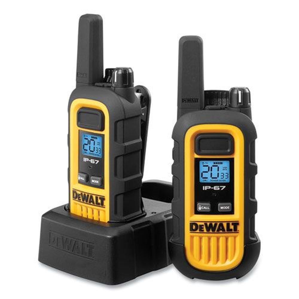 DeWalt DXFRS300 22 Channels Heavy-Duty Walkie Talkies