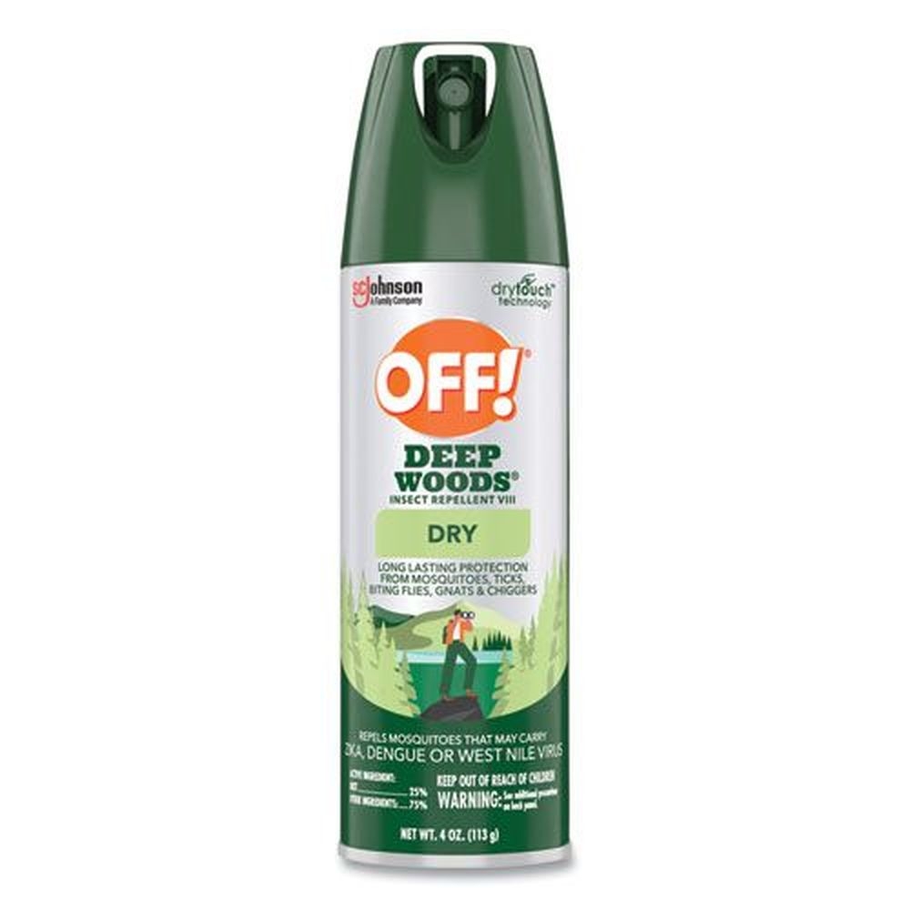 OFF Neutral Deep Woods Dry Insect Repellent, 4 Ounce Aerosol Spray -- 12 per case