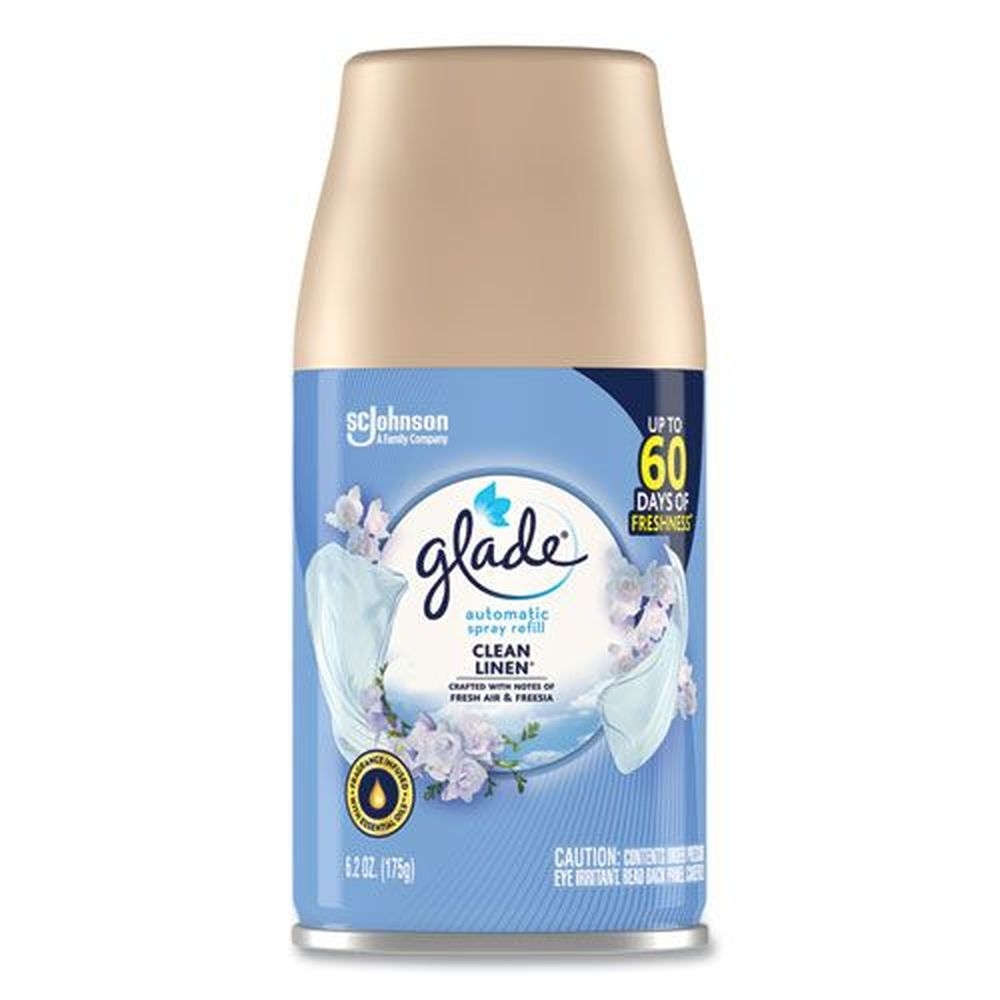 Glade Clean Linen Automatic Air Freshener, 6.2 Ounce -- 6 per case