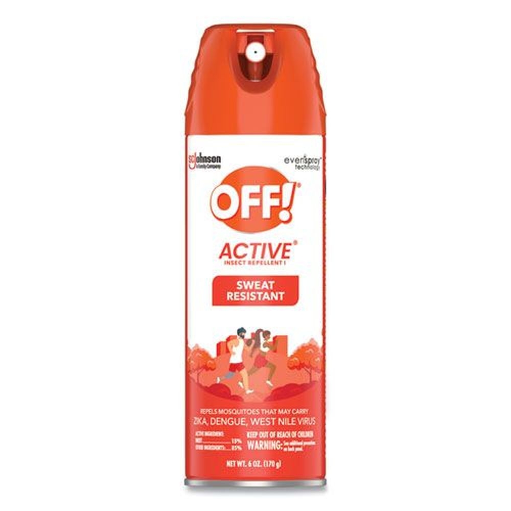 OFF Active Insect Repellent, 6 Ounce Aerosol Spray -- 12 per case