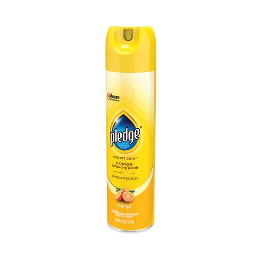 Pledge Orange Furniture Polish, 9.7 Ounce Aerosol Spray -- 6 per case